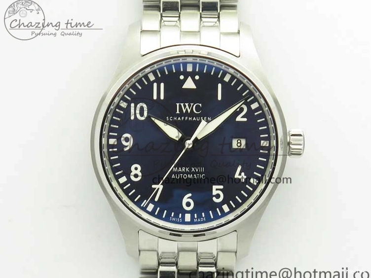 MIROTIME 0501 TimelessDesign Mark XVIII IW327016 Le Petit Prince MKS 1:1 Best Edition Blue Dial On SS Bracelet MIYOTA 9015 V 7206